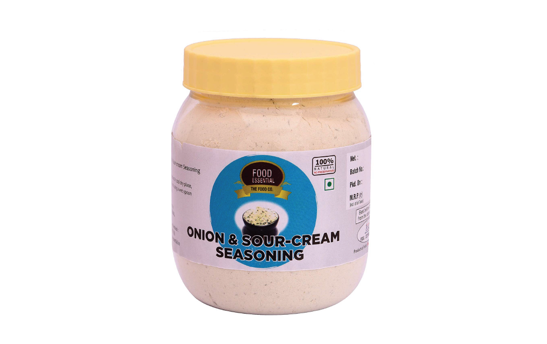 Food Essential Onion & Sour-Cream Seasoning    Plastic Jar  100 grams
